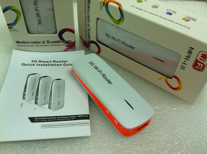 3G Mobile Mifi Wifi Router with power bank function
