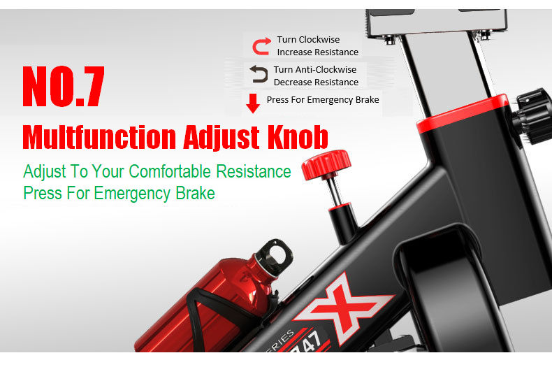 AD Sports AD-747 Luxury Top Home Gym / Fitness Quality Swing Spinning Exercise Bike / Cycling Bike Equipment