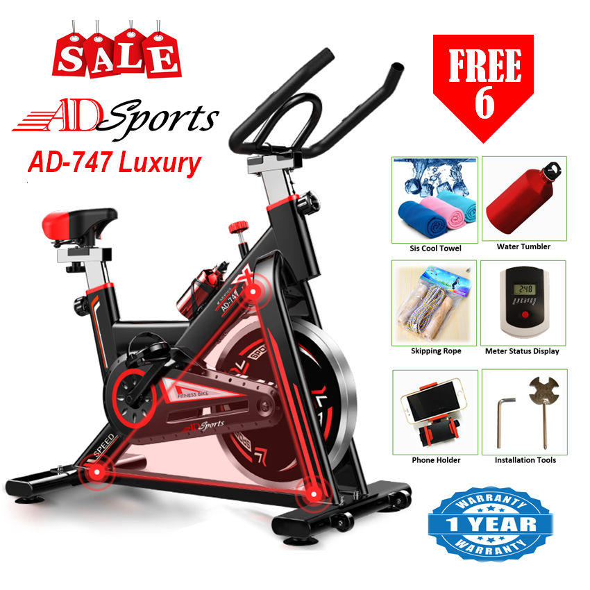 AD Sports AD-747 Luxury Top Home Gym / Fitness Quality Swing Spinning Exercise Bike / Cycling Bike Equipment