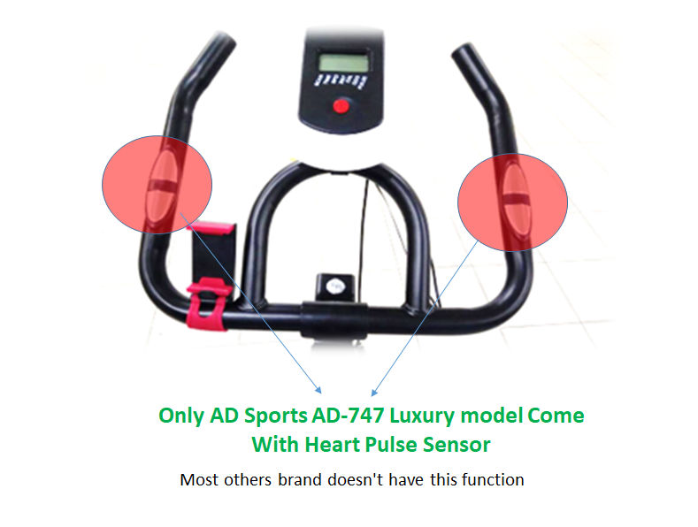 AD Sports AD-747 Luxury Top Home Gym / Fitness Quality Swing Spinning Exercise Bike / Cycling Bike Equipment