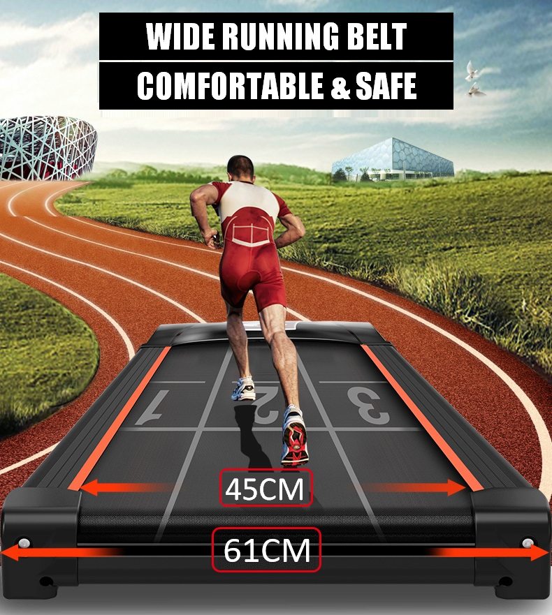 4.0HP ADSports AD919 Motorize Electric Treadmill 61CM Wide Running Platform With Auto Refueling System & 8x Rubber Absorption Damping System