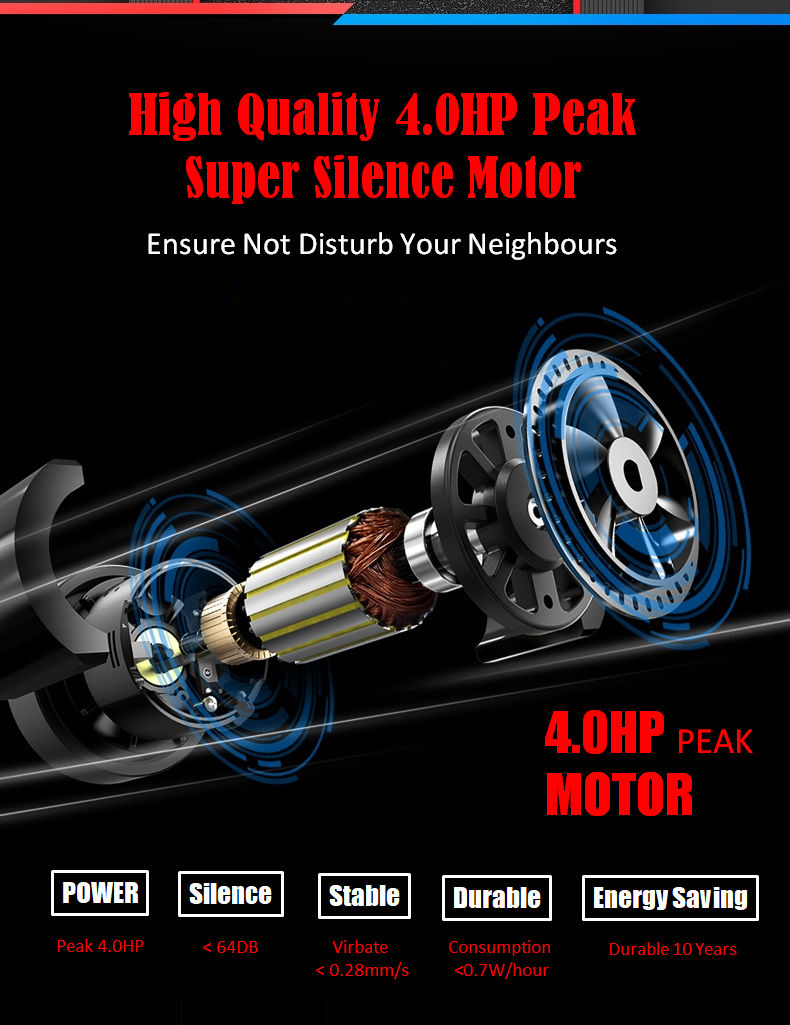 4.0HP ADSports AD928 Motorize Electric Treadmill Manual/Auto Electric Incline Decline 59CM Wide Running Platform With Auto Refueling System & 4 Ways Spring Shock Absorption Damping System