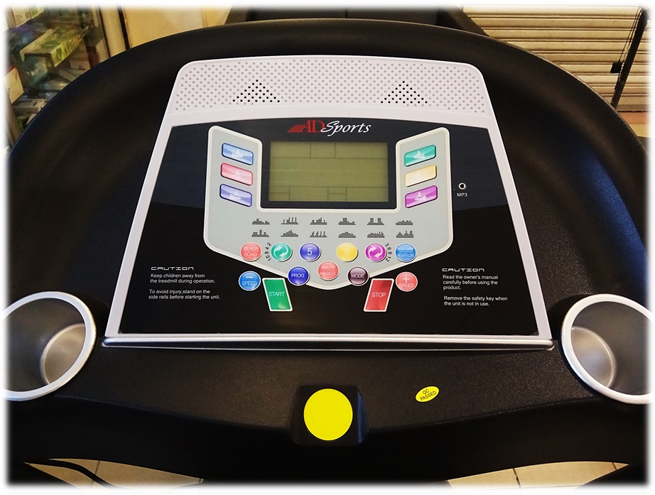 4.0HP ADSports AD928 Motorize Electric Treadmill Manual/Auto Electric Incline Decline 59CM Wide Running Platform With Auto Refueling System & 4 Ways Spring Shock Absorption Damping System