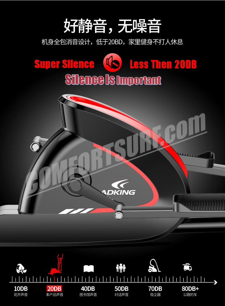 Elliptical Cross Trainer Cardio Exercise Bike Home Fitness Equipment Stepper Space Walk Body Workout