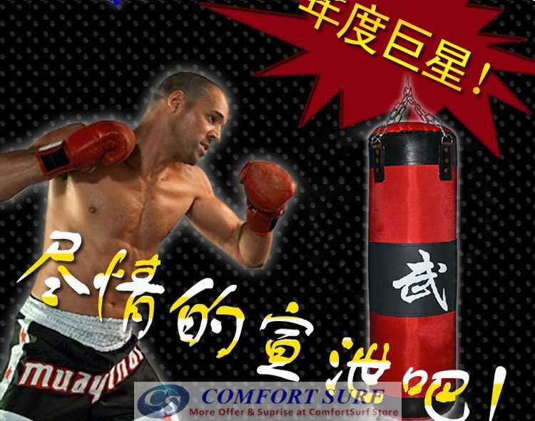 80 / 100cm Training Fitness MMA Boxing Heavy Sand Punching Bag Buy 1 Free 4