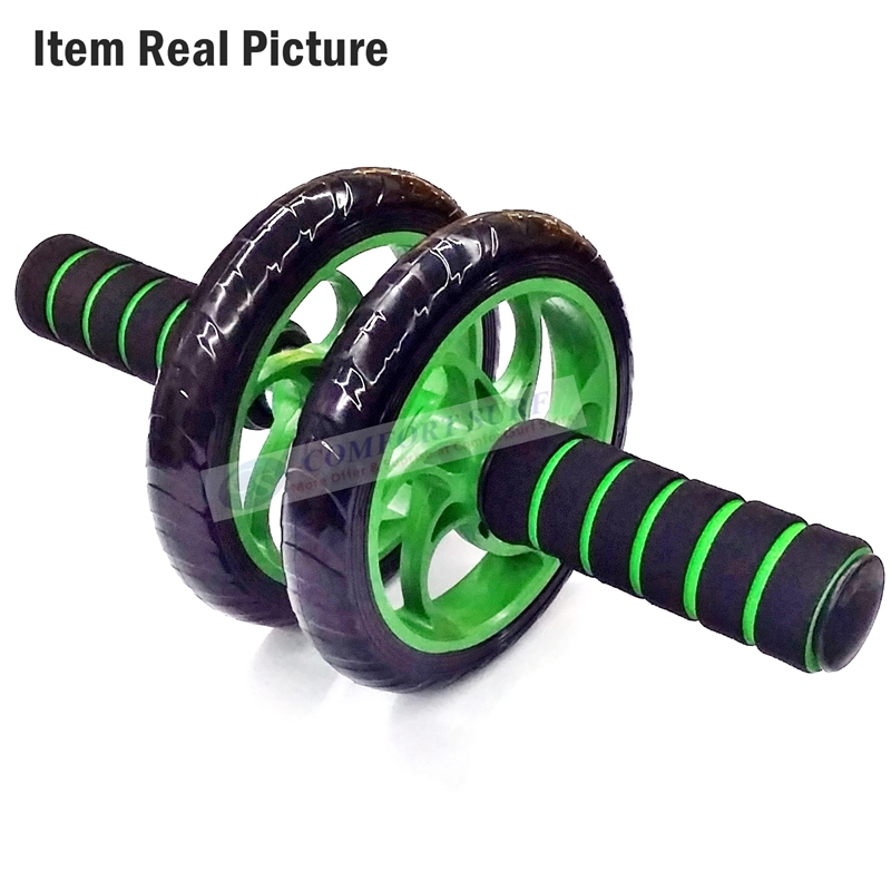 Ab Wheel Double Gym Roller Total Body Revoflex Exercise