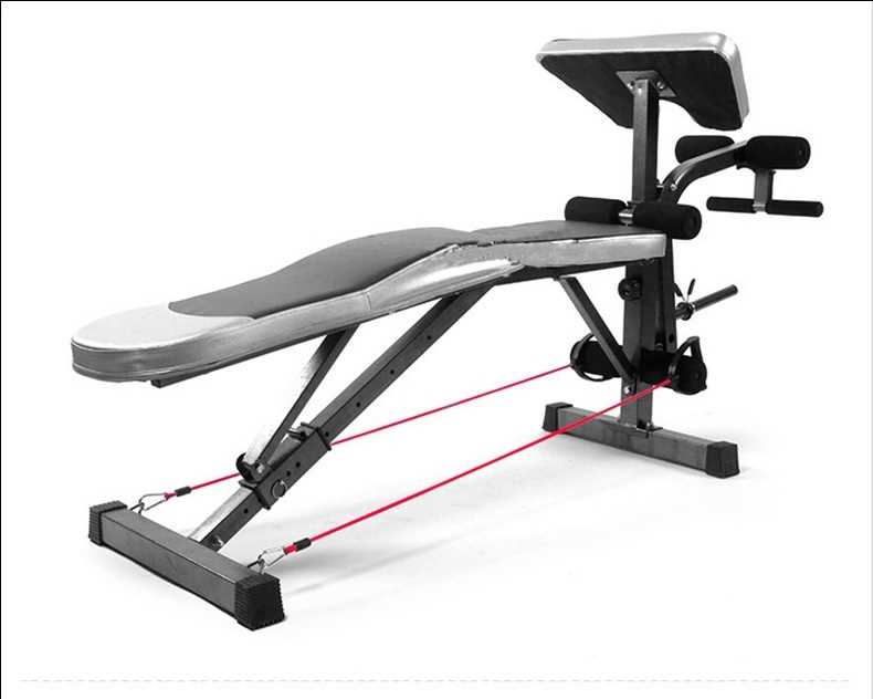 F1 Professional Multifunction Gym Fitness Sit Up Dumbbell FID Bicep Leg Curl Bench Chair