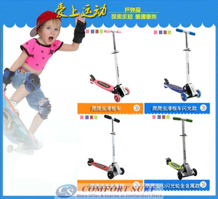 Quality Four Wheel Trail Twist Scooter Skate Skateboard - Super light weight with high stability