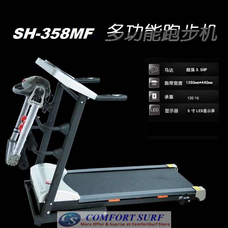 Genuine SuperHorse Multifunction Treadmill SH-358 3.5HP Home Fitness Gym Running Walking Equipment