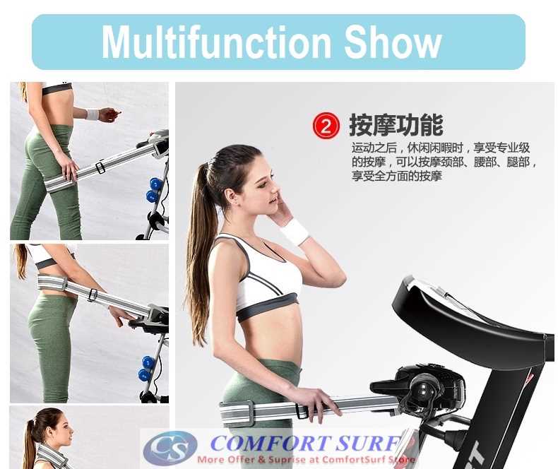 Genuine SuperHorse SH-388 Multifunction Treadmill 3.0HP With Electric Incline Decline Home Fitness Gym Running Walking Equipment