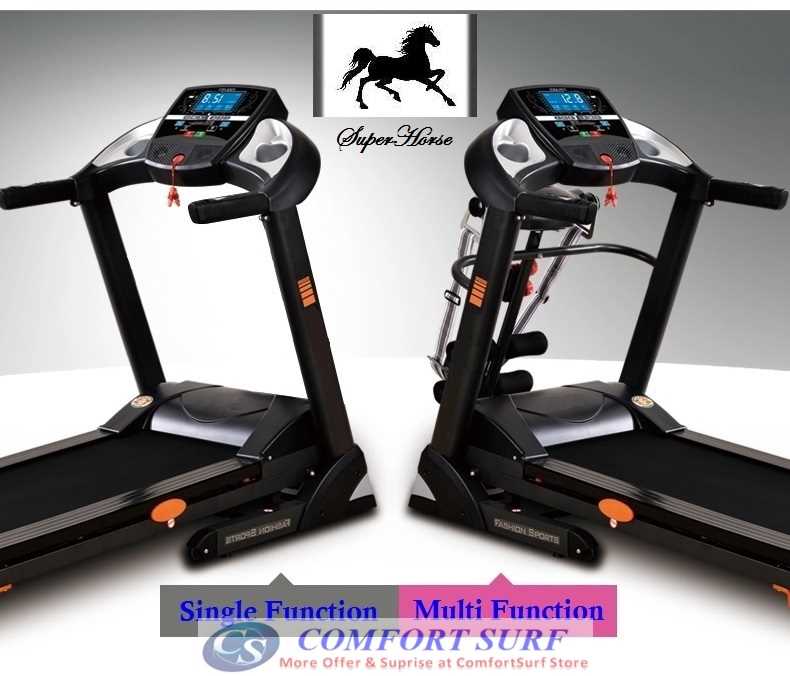 Genuine SuperHorse SH-388 Multifunction Treadmill 3.0HP With Electric Incline Decline Home Fitness Gym Running Walking Equipment