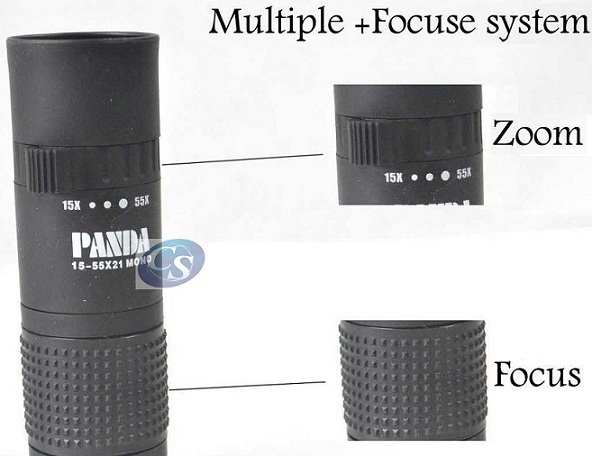 Pocket Portable High-Zoom 15-55x21 Panda Monoculars Telescope
