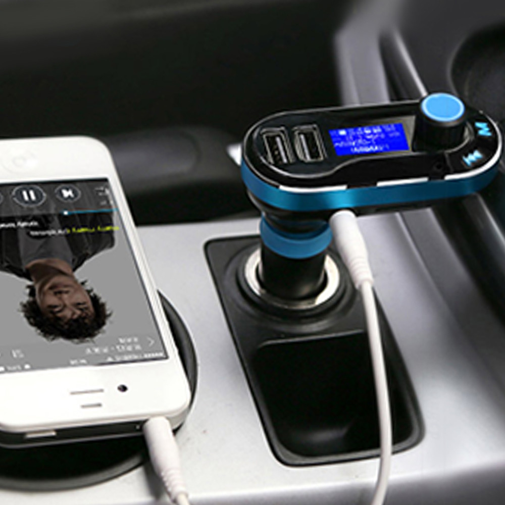 Wireless Bluetooth Car Kit MP3 Player FM Transmitter Modulator USB SD MMC LCD with Remote Control
