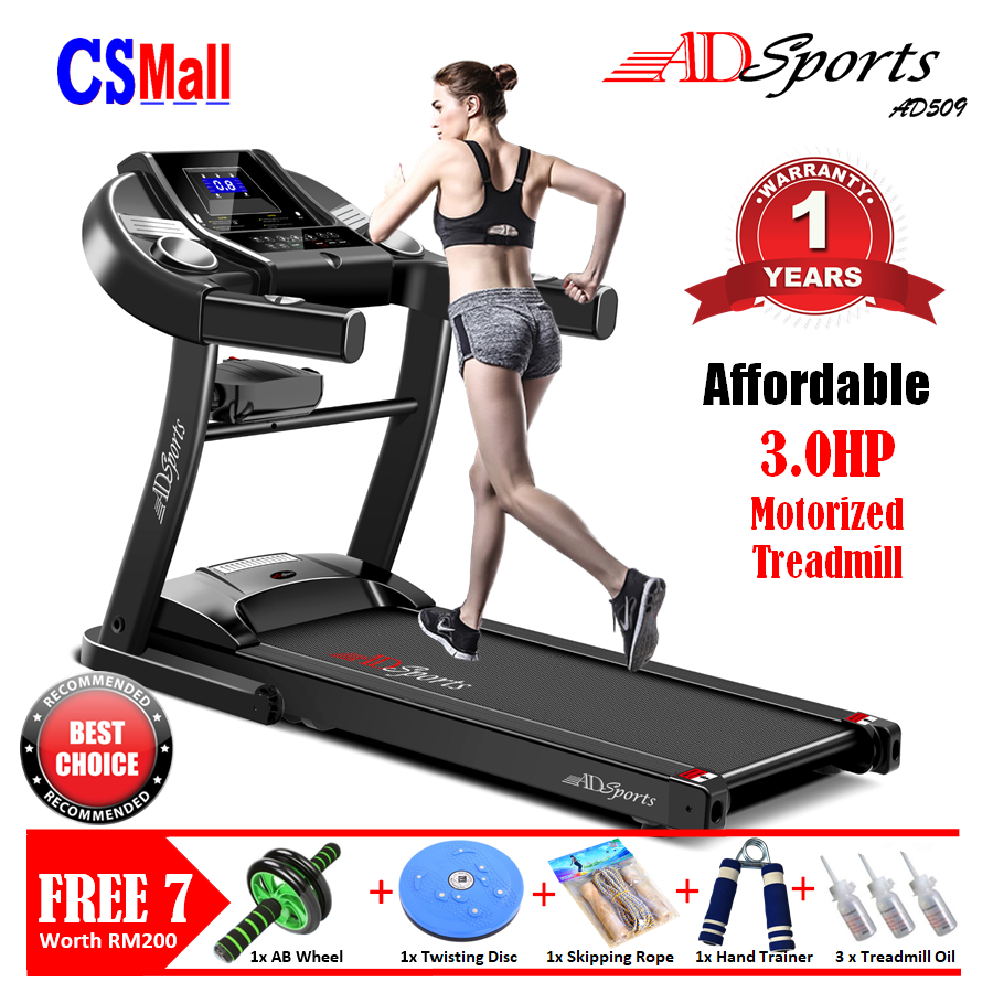 ADSports AD509 Electric Motorized Treadmill